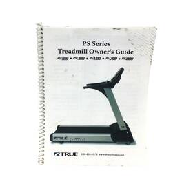 691-401-10 True Fitness Ps800 Tps800-1 Treadmill Owners User Manual