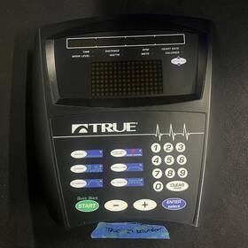 9bz7srs1 True Fitness R7 Recumbent Bike Console Used - Good Part Number
