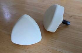 653.165.80 Tunturi 2x Ergometer Exercise Bike Handlebar Adjustment Knob Handles