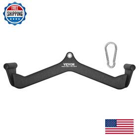 B0dhcclbxx Vevor Lat Pulldown Cable Machine Attachment Rowing V-bar Tricep Bar 1212lbs C
