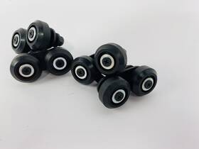 R-40-f Vision Fitness Wp132 Upright Bike Seat Carriage Wheel Set