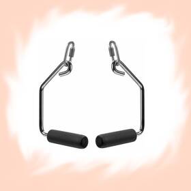 Wahoo-garden 671077362843 2 Pack Open Ended Chrome Handles Fits Total Gym Home Workout Machines A