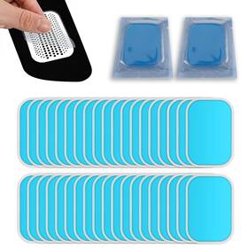 Wanmu 666964 1 Yb95oov1 50pcs 25packs Pads Abs Trainer Replacement Reusable Gel Sheet Blue