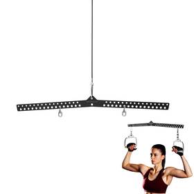 B0dhctq8p1 Wantiekid Multi-grip Lat Pull Down Bar 360 Rotating - Heavy Duty