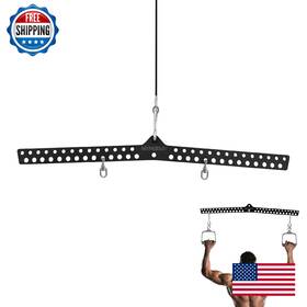 B0dhgcmx4q Wantiekid Multi-grip Lat Pull Down Bar Hardened Powder-coated Finish 360 Rotat