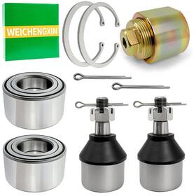 Weichengxin 768531921965 Front Wheel Bearings 35x64x37 And Ball Joint Removal Puller Tool Kit Compatib