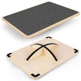 Wd1665 Woodure Balance Board Professional Wobble For Adults Anti-slip 350lbs B
