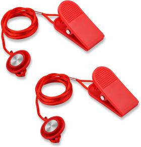 1042877  Xihircd 2pcs Universal Treadmill Magnet Safety Key Magnetic Switch Round