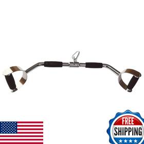 B088fx4qqt Yuhqc Lat Pull Down Bar Press Cable Machine Attachment Multi Gym 24/27 Inch