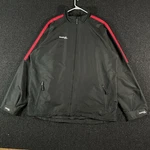 Reebok Hockey Track Jacket Full Zip Black Red Stripe Athletic Training Men's Xl. Fixed Price $25.00.