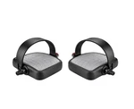 True Fitness Stationary Bike Left & Right Foot Pedal Pair W/straps 9-16". Fixed Price $128.99.