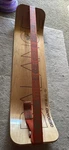 Gibbon Giboard Balance Red Strap Wood Fabric Beige. Fixed Price $115.00.