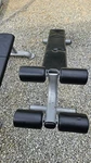 Cybex Decline Bench Sit Up Crunches Foam Rollers Adjustable. Fixed Price $600.00.