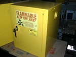 Eagle 1903 Flammable Liquid Safety Storage Cabinet 4 Gal Self-close Yellow W/key. Fixed Price $319.99.