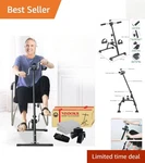 Adjustable Indoor Pedal Exerciser - Ideal For Seniors' Rehabilitation Fitness. Fixed Price $140.99.