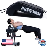 Baddiepad Hip Thrust Bench - Back Shoulder Neck Support Gym Equipment Barbel. Fixed Price $68.88.