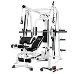 Marcy Pro Smith Cage Workout Machine Total Body Training Home Gym System, White. Fixed Price $1299.99.