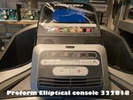 Proform 910E Elliptical Console 322818 ELPF09911.1. Fixed Price $75.00.