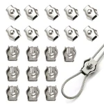 20 Pcs Stainless Steel Simplex Rope Cable Clamp/wire 1/8. Fixed Price $14.46.