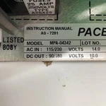 Pacemaster MPA-04342 Dc Drive Chassis T-862. Fixed Price $700.00.