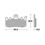Pair Of Sbs Brake Pads For Ducati 800 Scrambler Icon 2015-2024. Fixed Price $187.75.