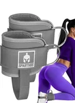 Sparthos Cable Machine Kickback Ankle Straps + Techstone 5PC Resistance Bands. Fixed Price $32.00.