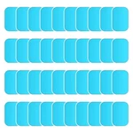 Wanmu 50PCS (25PACKS) Pads Abs Trainer Replacement, Reusable Gel Sheet Blue. Fixed Price $11.67.
