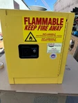 Eagle 1903 Flammable Liquid Safety Storage Cabinet 4 Gal Self-close Yellow W/key. Fixed Price $235.00.