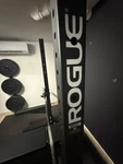 SML-1 Rogue 70" Monster Lite Squat Stand/with Spotter Arm Plates.. Fixed Price $1750.00.