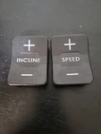 F85 Treadmill 2023 Console Incline & Speed Buttons (209B). Fixed Price $29.00.