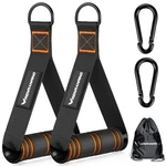 Renranring Gym Exercise Handles, For Cable Machine, 1 Black-orange. Fixed Price $14.35.