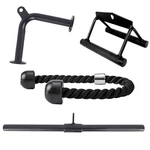 Fitvids Cable Machine Attachment Tricep Lat Pull Down For Gym. Fixed Price $67.69.