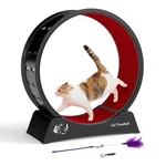 Coziwow Cat Running Wheel With Anti-slip Rug Treadmill Exercise Indoor. Fixed Price $105.70.