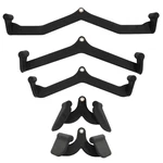 Fitvids Lat Pulldown Attachments 5 Pieces Cable Machine Rowing Bar Set Back. Fixed Price $84.64.