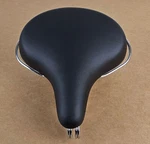 Black Deluxe Cruiser Bicycle Saddle W/ Crash Rail Vintage Schwinn Tank Bike Seat. Fixed Price $43.78.
