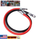 18 Inch Battery Cables Positive Negative With Ring Terminals For Truck Rv Solar. Fixed Price $21.73.
