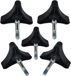 Medline 5PCS Universal Walker Knob Replacement - Aluminum 3 Point For Folda. Fixed Price $23.99.