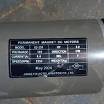 Jiang Yin Aotelai Motor Co. 82-251 Permanent Magnet Dc Gray Black. Fixed Price $65.00.