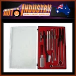 23 Piece Deluxe Spray Gun Cleaning Kit Lightweight Plastic Case Incl Lube. Fixed Price $38.73.