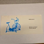 Original Schwinn Airdyne AD-3 Owner's Manual Bicycle Bike Exercise Fitness. Fixed Price $14.99.