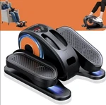 Yolid Seated Under The Desk Orange Elliptical Machine. Fixed Price $89.95.