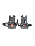 Schwinn Bicycle Pedal Toe Clips With Straps Black Red Cycling Road Mtb Spin Bike. Fixed Price $25.00.