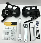 Cyclingdeal Toe Cages For Peloton Bike Bicycle Dual Function Pedal Adapters. Fixed Price $16.00.