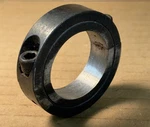 Custom Over-bored Steel 34.5MM Id 2-PIECE Clamp Collar X 2-1/16 Od. Fixed Price $7.00.