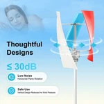 24V 400W Wind Vertical 3 Phase Power Generator Small Turbines. Fixed Price $187.82.