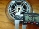 Elliptical Wheel - Nordictrack Proform Reebok Epic Model 20579 (clear). Fixed Price $12.95.