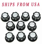 10PCS Black With Chrome Cap Effects Pedal Knobs Push On Fits Boss. Fixed Price $10.99.