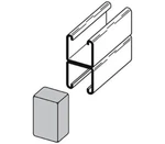 Eaton B-line B822AW 5/8" Plastic End Cap For Back 3 1/4". Fixed Price $30.68.