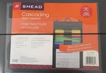 Smead 92060 Cascading Wall Organizer Letter, Gray W/6 Bright Colors. Fixed Price $7.00.