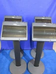 Technogym Self Excite Kiosk Stand With Display Console UNITY3 Es 15.6". Fixed Price $795.00.